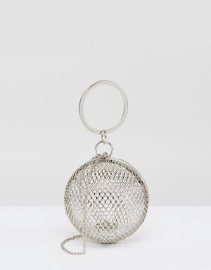  Pochette effet cage en forme de sphère