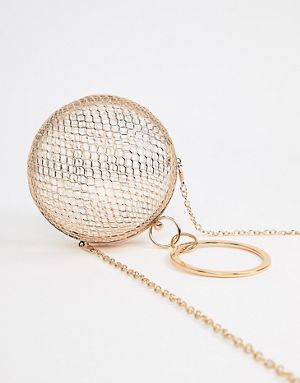  Pochette effet cage en forme de sphère
