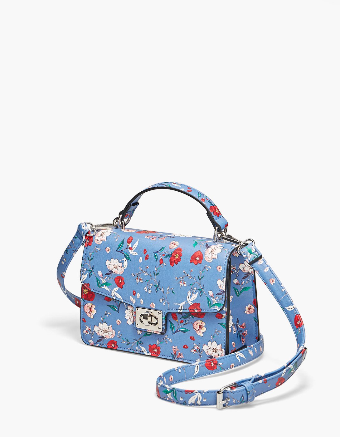 Sac cartable imprimé fleurs