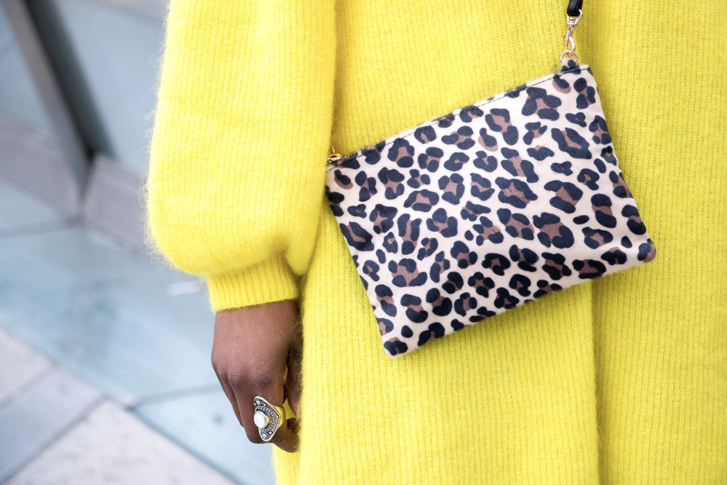 pochette LEOPARD h&m