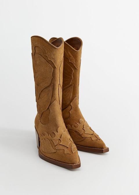 Bottes cowboy cuir