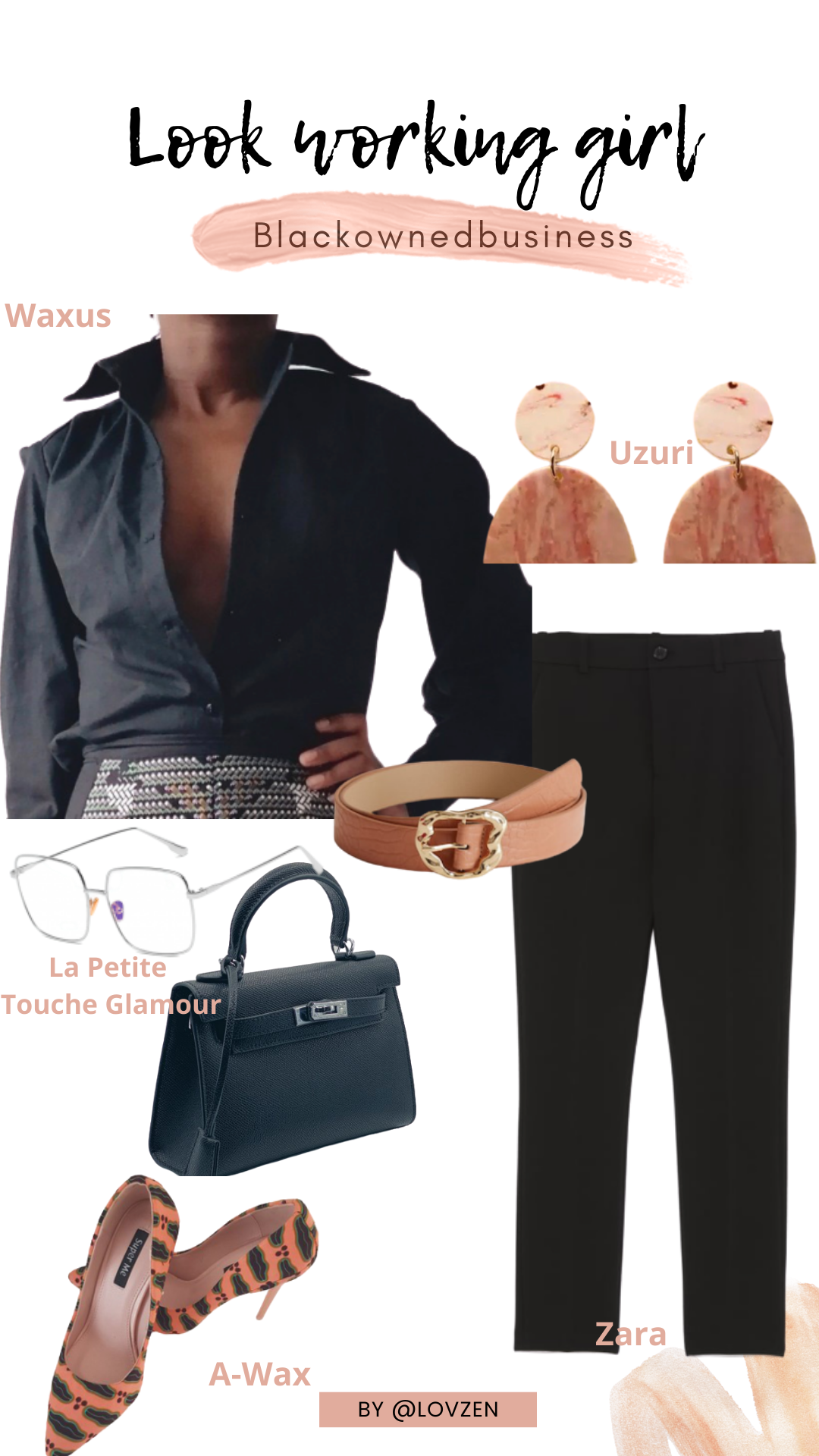 moodboard inspiration look détails style working girl style afro traditionnel